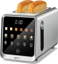 Toaster 2 Slice Digital Smart Toaster W/ TouchScreen Dual Control Panel Single