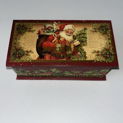 Punch Studio Musical Decorative BOX  Plays We Wish You A Merry Christmas