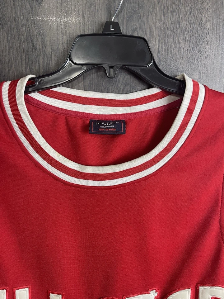 Vintage Ice Pole 2004 #23 Basketball Jersey Star Spangled Adult 2XL Red - Image 3 of 4