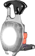 COB Keychain Work Light Flashlight 7 Light Modes 1600Lumen, Rechargeable, LED, B