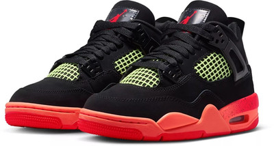 Nike Air Jordan 4 Retro Black Infrared 23 GS II1271-001 Basketball Shoes
