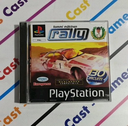 TOMMI MAKINEN RALLY SONY PS1 PLAYSTATION 1 PAL ITALIAN COMPLETE MINT