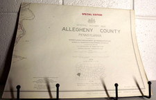 Allegheny County, PA  - Special Edition General Highway Map - 1976 - PENNDOT