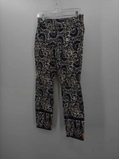 Pre-Owned Tory Burch Blue Size 28 Printed Pants
