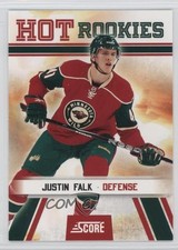 2010-11 Score Hot Rookies Glossy Justin Falk #521 3o2