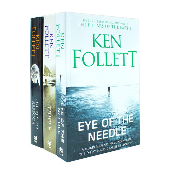 Pan Ken Follett Collection 3 Books Set (Eye Of The Needle, The Key To Rebecca, Triple) - Paperback Wartime Spy Thriller Gift Set - Image 6