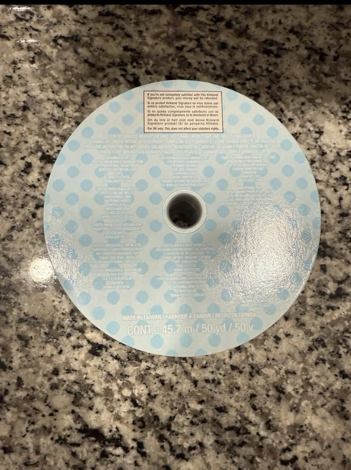 Kirkland Wire-Edged Ribbon 2.5" Wide 50 Yard Roll Patriotic Red & Blue Plaid - Image 4 of 4