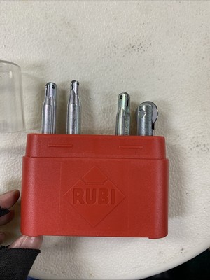 Rubi Tools 4-teiliges Radset TS-MAX TR-Magnet Fliesenschneider -01969 Schneidset