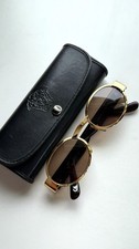 Vintage Gianni Versace MOD.S48 COL.030 Sunglasses   Gold/Havana   Italy
