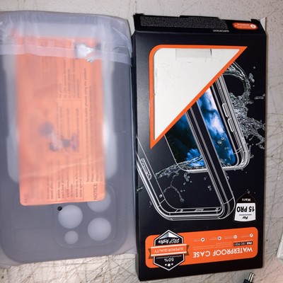 Diverbox for iPhone 15 Plus Case 10 Feet [Waterproof] [Shockproof] Black, New