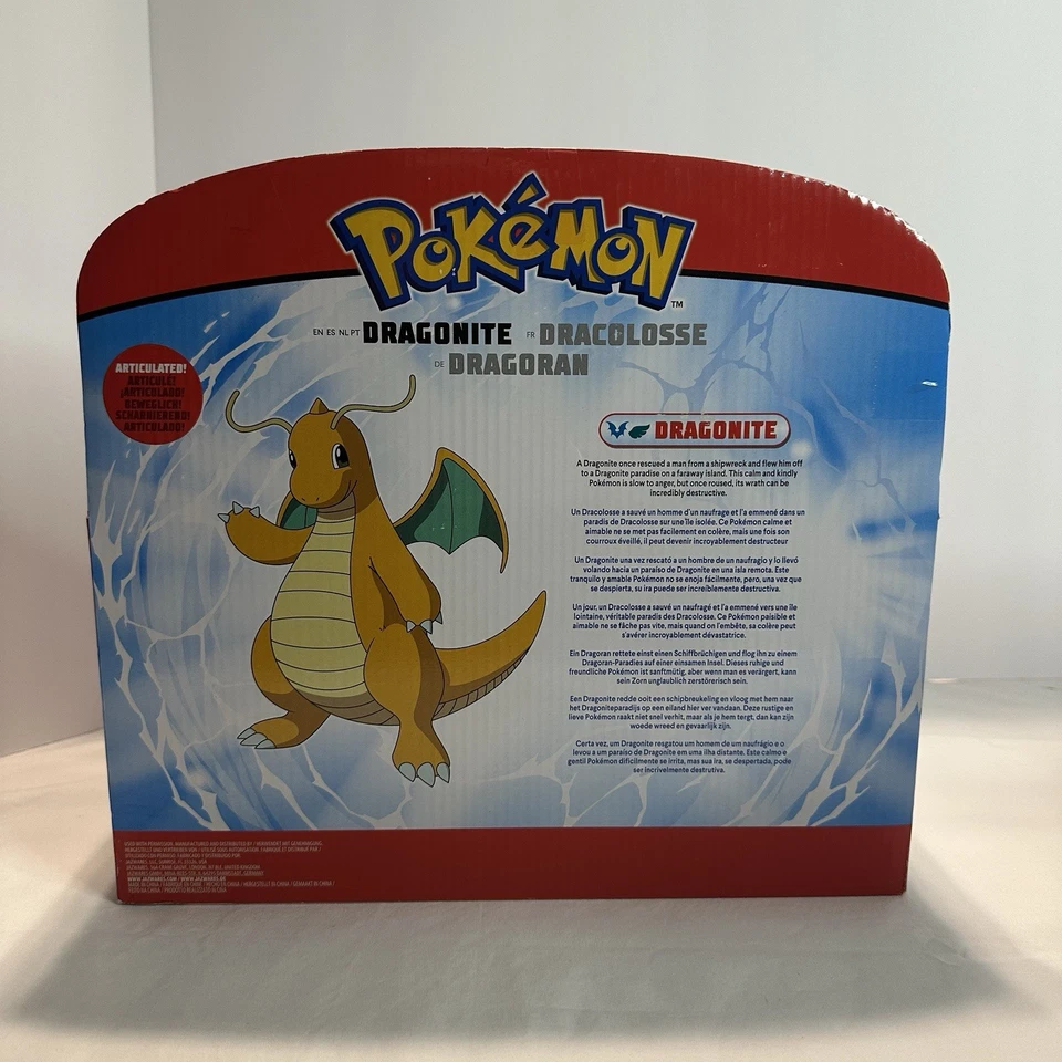 Pokémon Epic Battle Figure Dragonite ~ NIB Jazwares SEALED NEW - Image 3 of 4