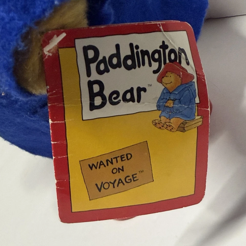 Paddington Bear ~ Plush Toy  Blue Coat Red Hat Boots Suitcase - Image 2 of 4