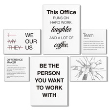 Inspirational Wall Decor for Office Teamwork Wall Art Motivational Posters Se...