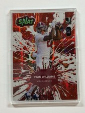 2025 ALABAMA CRIMSON TIDE ROOKIE SP 3/7 RYAN WILLIAMS WILD CARD LAVA SPLAT. rookie card picture