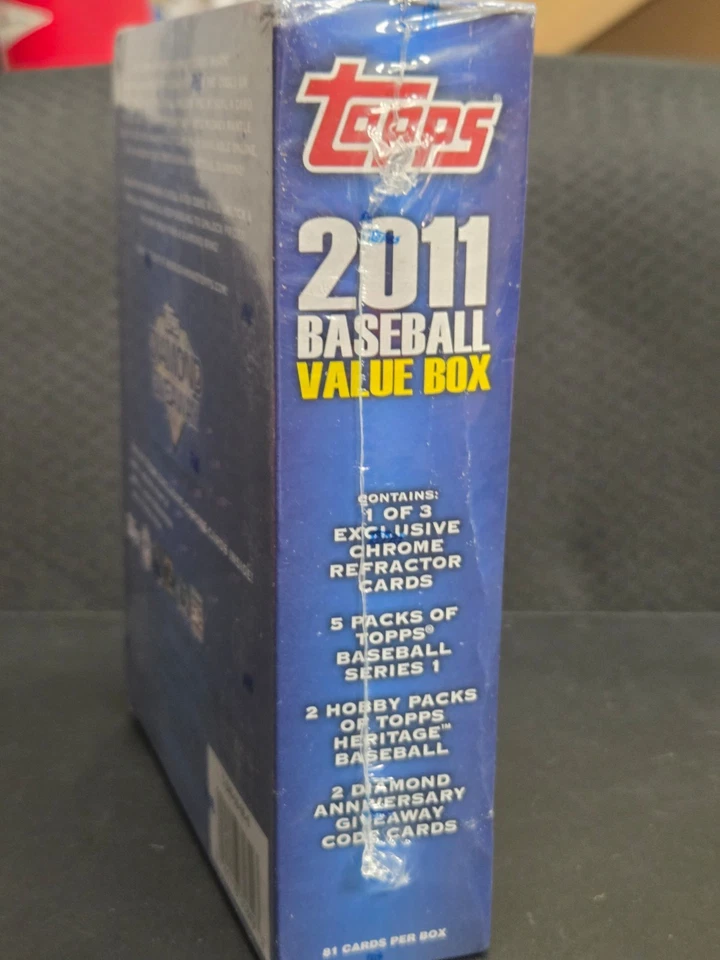 RARE - BEST PRICE - 2011 TOPPS Baseball - Value Box - FACTORY SEALED!!! - Image 3 of 4