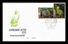 Dr Jim Stamps Ecuador America '93 Endangered Fauna 2v Set First Day Cover