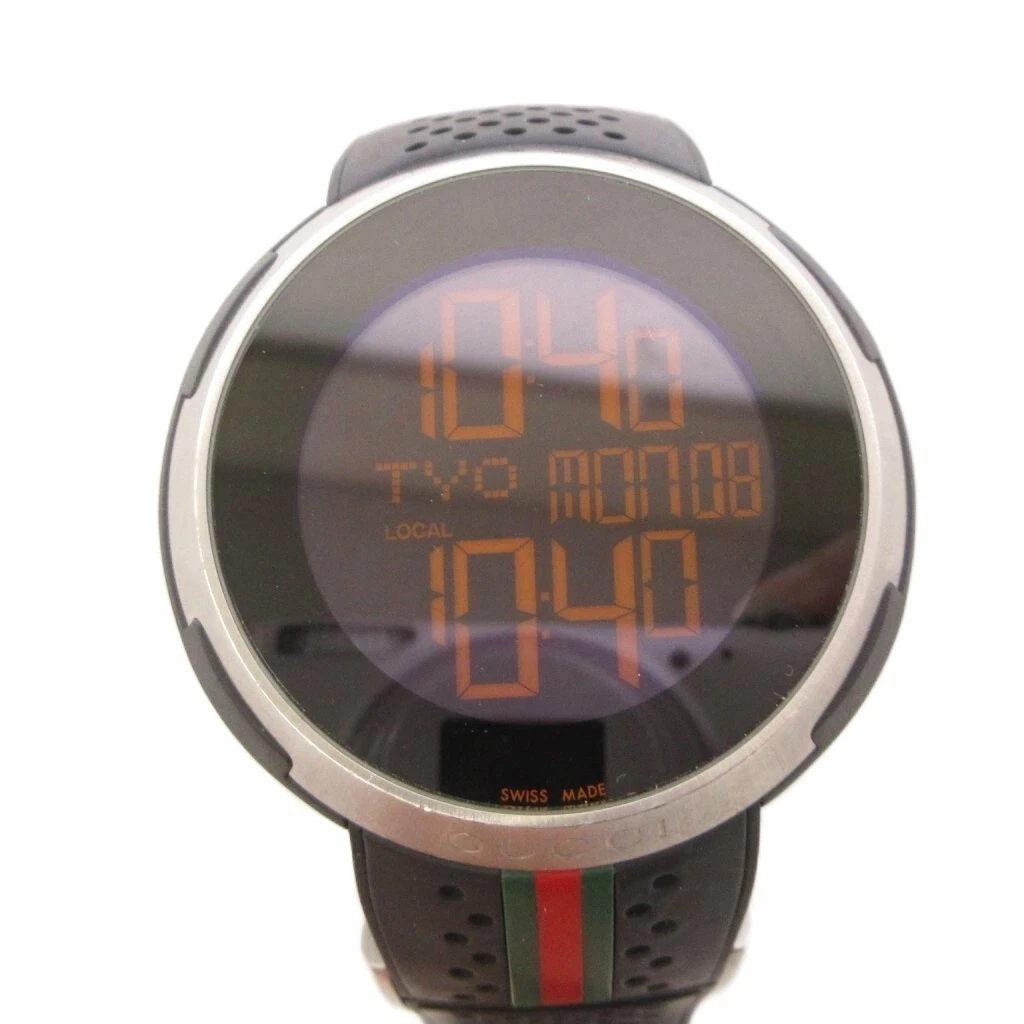 GUCCI アイグッチ　デジタル Gucci I-Gucci Digital Wristwatches with Alarm for sale | eBay