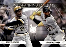Roberto Clemente/Andrew McCutchen 2023 Topps Update Time Spanning Tandems #TS-28
