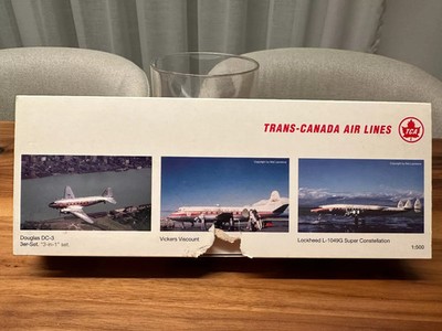 Herpa Wings 516754 Trans-Canada Airlines DC-3 Vickers Viscount Super Cons. 1:500