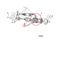 Anlasserwicklung Fiat Uno - Lancia Delta Original 9938231