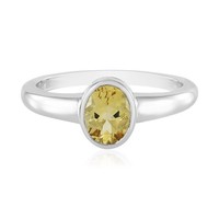 Cavill Ring Gelber Beryll Oval 0,92Ct Beryll Sterlingsilber Damen Echtschmuck
