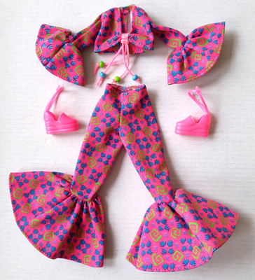 SINDY CRIMP 'N' BEAD - WAVE & PERLEN -  FASHION Collection Outfit 1994 3-teilig