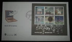 2007 WORLD OF INVENTION M/S STUART FIRST DAY COVER - CRANWELL SLEAFORD LINCS