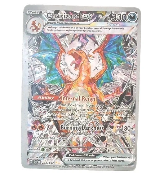 Preços baixos em Cartões TCG Charizard ex Pokémon | eBay