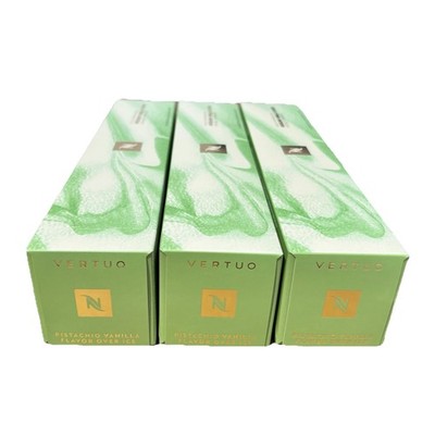 Nespresso Vertuo Pistachio Vanilla Over Ice Double Espresso Pods 30ct/3  sleeves | eBay