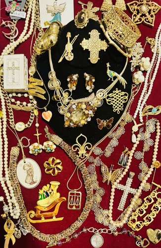 Vintage High End Costume Jewelry Italy Monet Napier Mamselle Museum Fine Arts LC