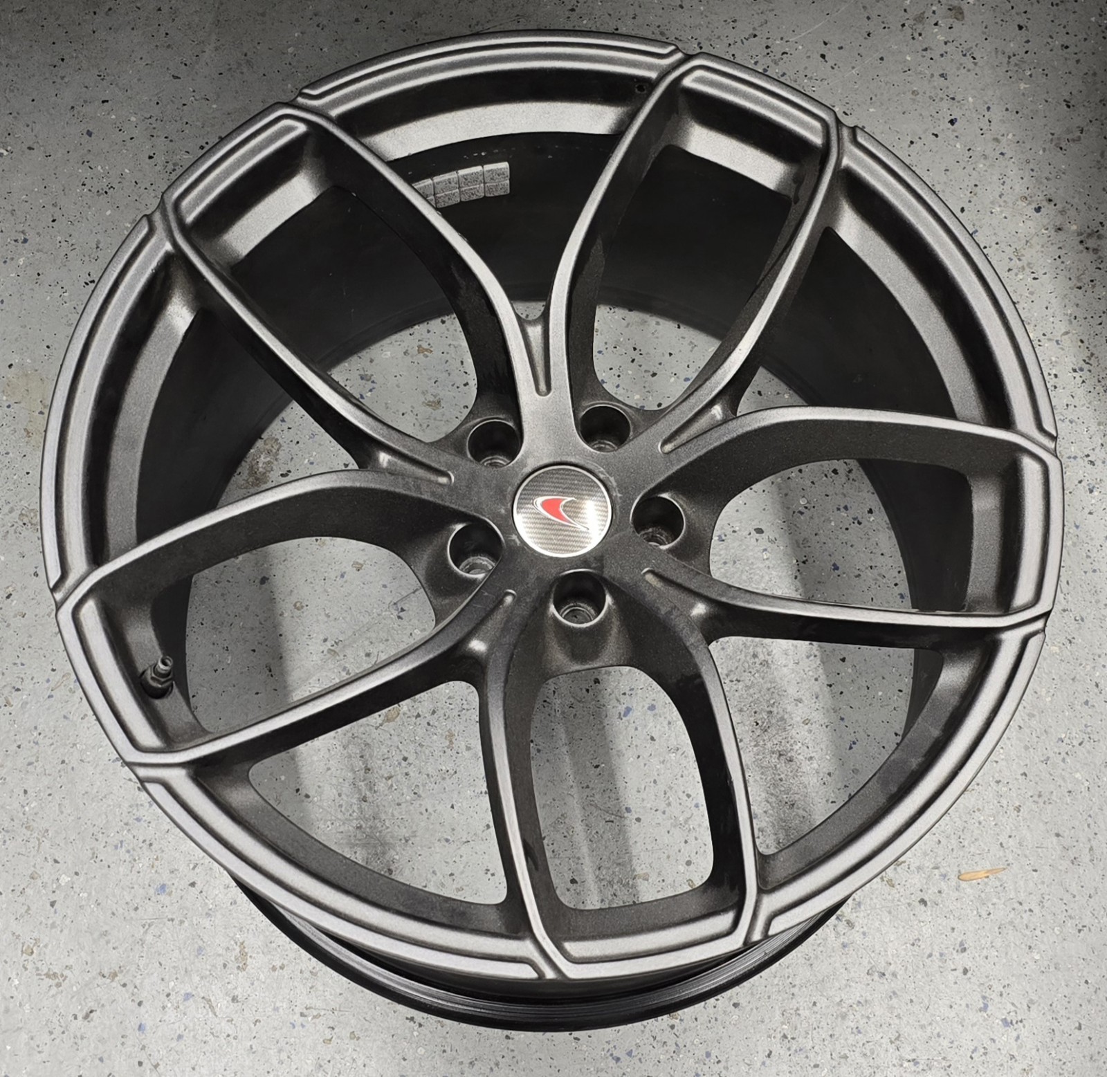 Mclaren 720s Rear Wheel Rim Oem Gray Grey Silver 44