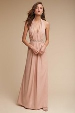 Anthropologie Jill Jill Stuart Rasa Halter Gown Dress 18 $280 BHLDN