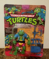 Teenage Mutant Ninja Turtles Genghis Frog Action Figure Playmates 1989 Teenage Mutant Ninja Turtles Genghis Frog Action Figure Playmates 1989
