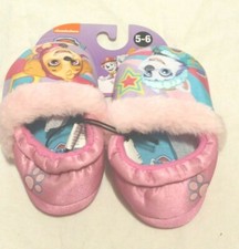 5/6 Paw Patrol Girl Pink Slipper Shoes
