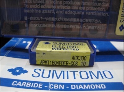 10Pcs/Box New Sumitomo APMT1604PDER-G08 ACK300 Carbide Inserts Plc Module ph