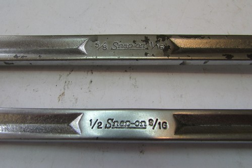 SNAP ON TOOLS FLARE NUT / LINE WRENCH SET -- 1/2" to 11/16" -- 2 PIECE SET - Picture 4 of 11