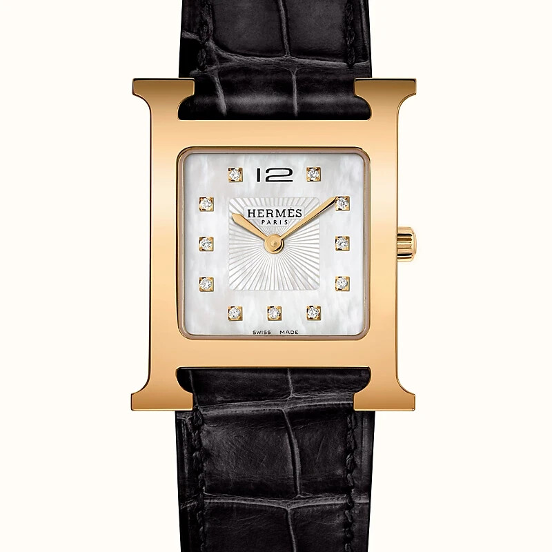 Hermès Heure H 30mm Rose Gold Women display picture 1