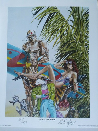 8 POTFOLIO DE TRUENOS RODANTES NUMERADOS A MANO 122/150 DAVE DORMAN 14x11 - Imagen 6 de 11