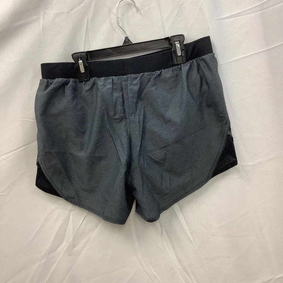 Shorts feminino Under Armour cinza UA Fly By 2.0 elástico cintura puxar tamanho médio - Imagem 3 de 4