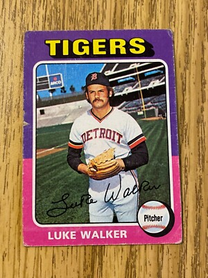 1975 Topps Mini Luke Walker Detroit Tigers #474 - C2