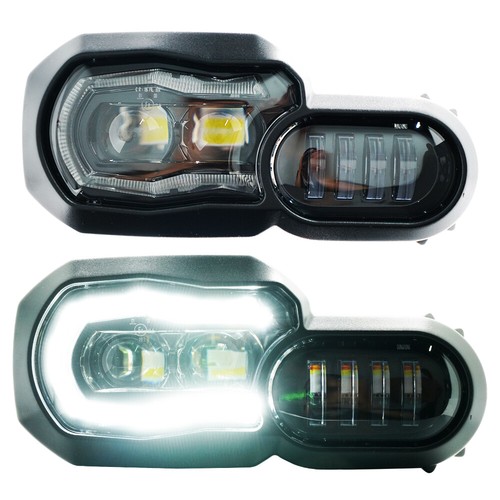 LED Fari Anteriori DRL Faro Per BMW F650 GS F700GS F800GS ADV F800R PLUG&PLAY - Imagen 15 de 19