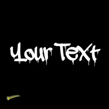 Graffiti Vinyl Decal Sticker Car Window Bumper CUSTOM Personalized Lettering
