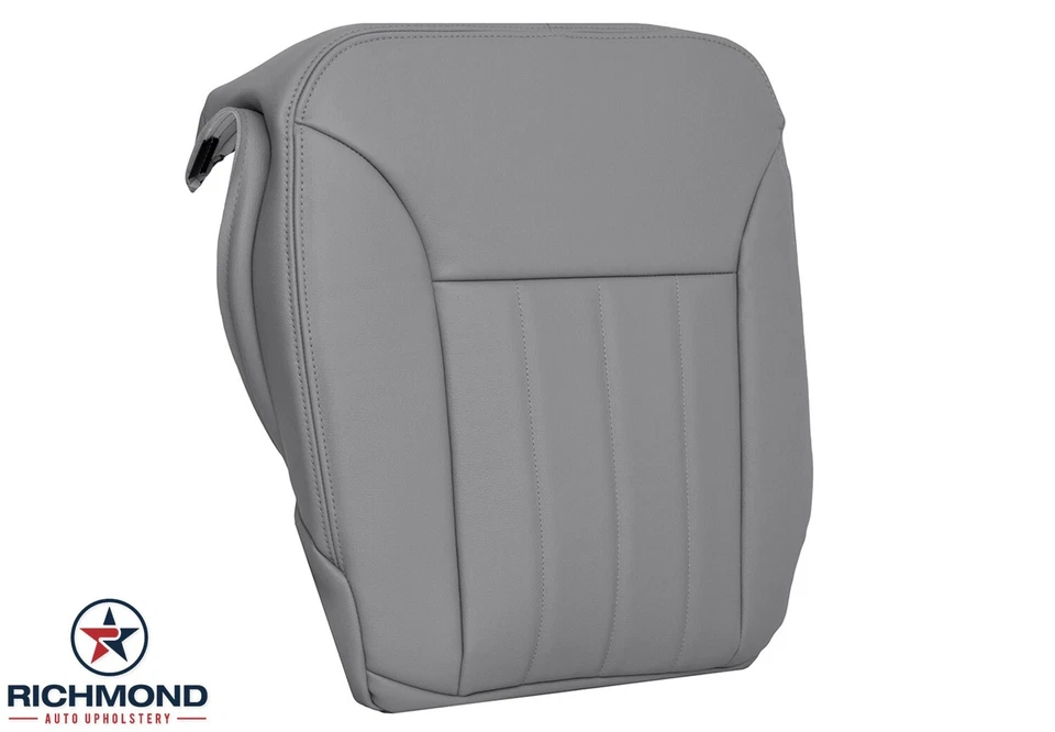 Mercedes Benz R500 2006 2007 2008 - Cubierta de asiento de cuero inferior del lado del conductor gris Foto 2 de 4