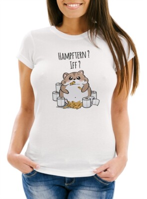 Damen T-Shirt Spruch Motiv Virus 2020 Hamsterkäufe Klopapier Nudeln Frauen