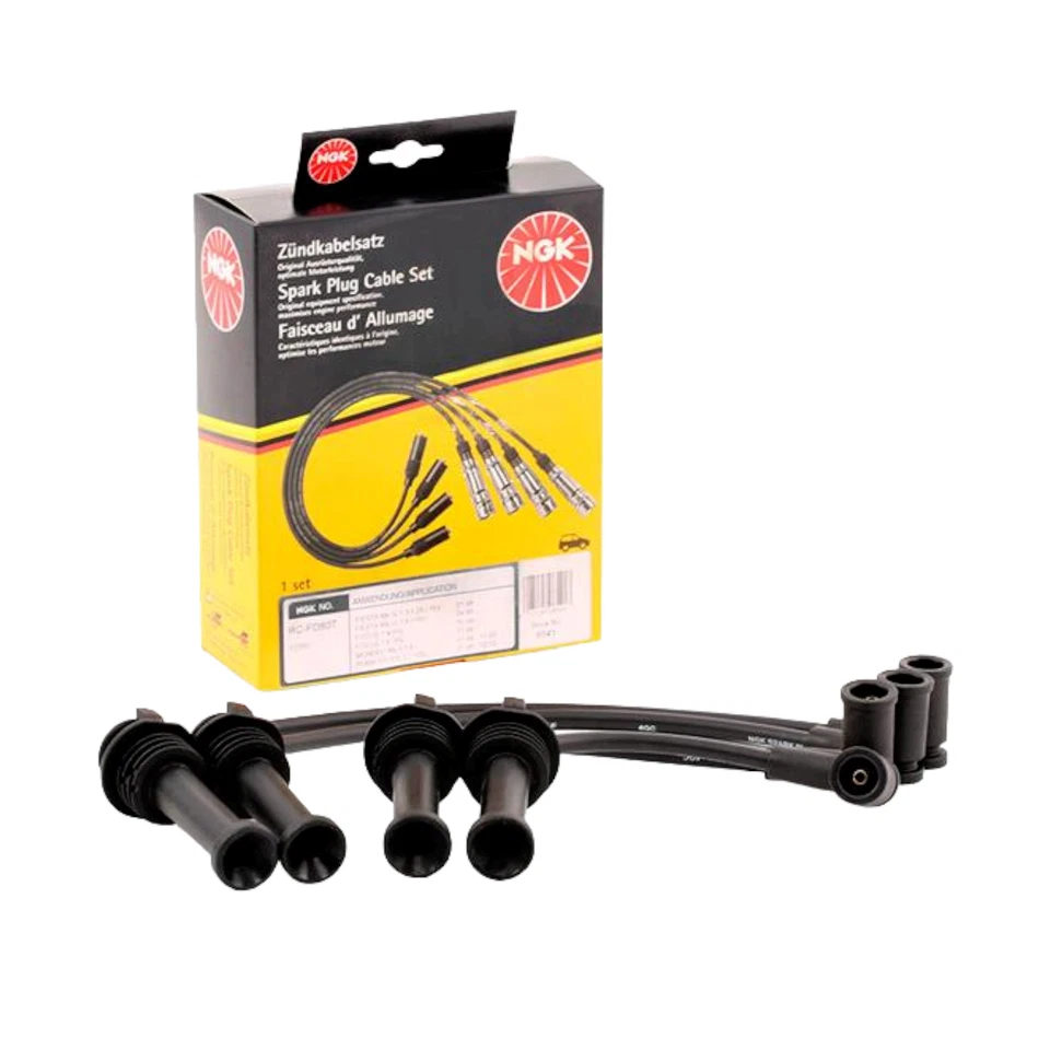 Kit Cavi Candele Fiat Grande Punto 1.4 Gpl Natural Power 500 Panda Ypsilon NGK - Image 3 of 4