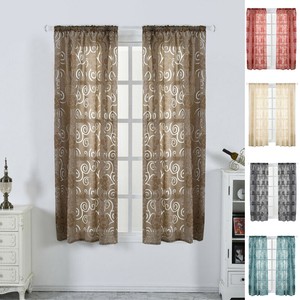 Vorhang Blickdicht Gran Voile Vorhang Schlaufenschal Gardine Wohnzimmer Deko Ebay