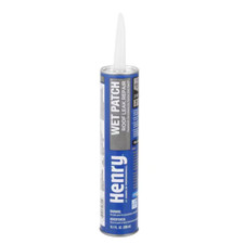 Henry 208 Wet Patch Black Roof Leak Repair Sealant Caulk 10.1 oz.