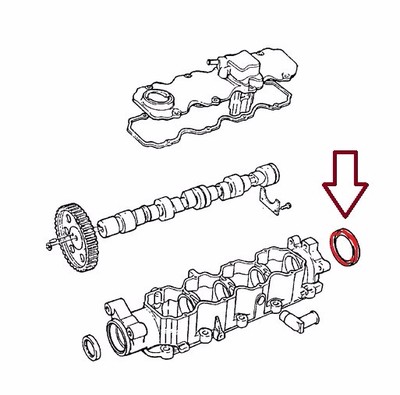 OPEL OMAGA A 1.8 2.0 Wellendichtring Nockenwelle (Zündverteiler)