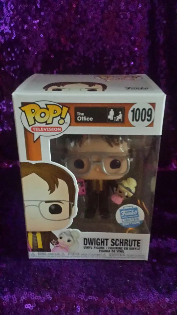 Dwight Schrute with Princess Unicorn Doll #1009 Funko Shop Exclusive Pop