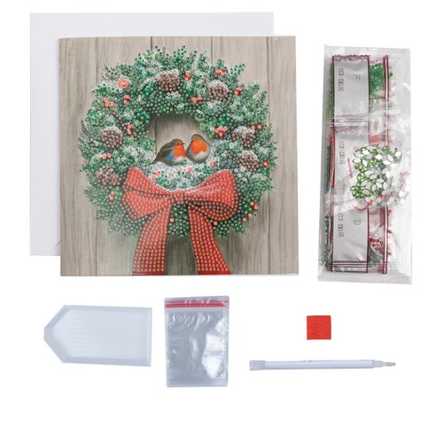 Kits de cartes de Noël Craft Buddy 5D peinture diamant / art cristal 2022 designs - Photo 15 sur 41